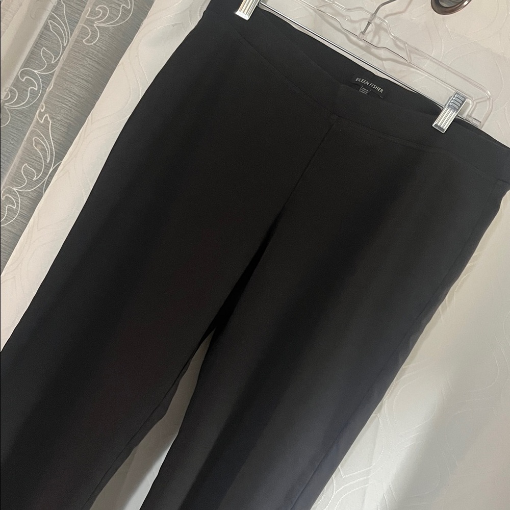 Eileen Fisher Charcoal -Gray Pull on pants - Picture 3 of 12